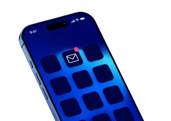 Vista de la plataforma Reachflow en un teléfono móvil
